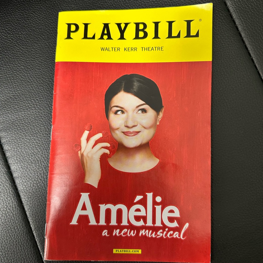Amélie Broadway Playbill